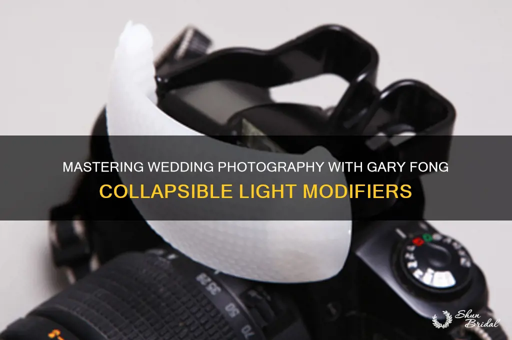how to shoot wedding with gary fong collasible