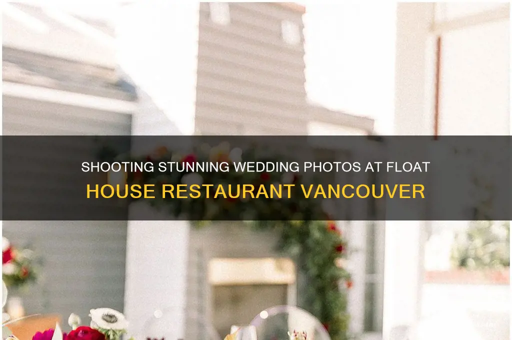 how to shoot weddings at floata restaurant vancouver
