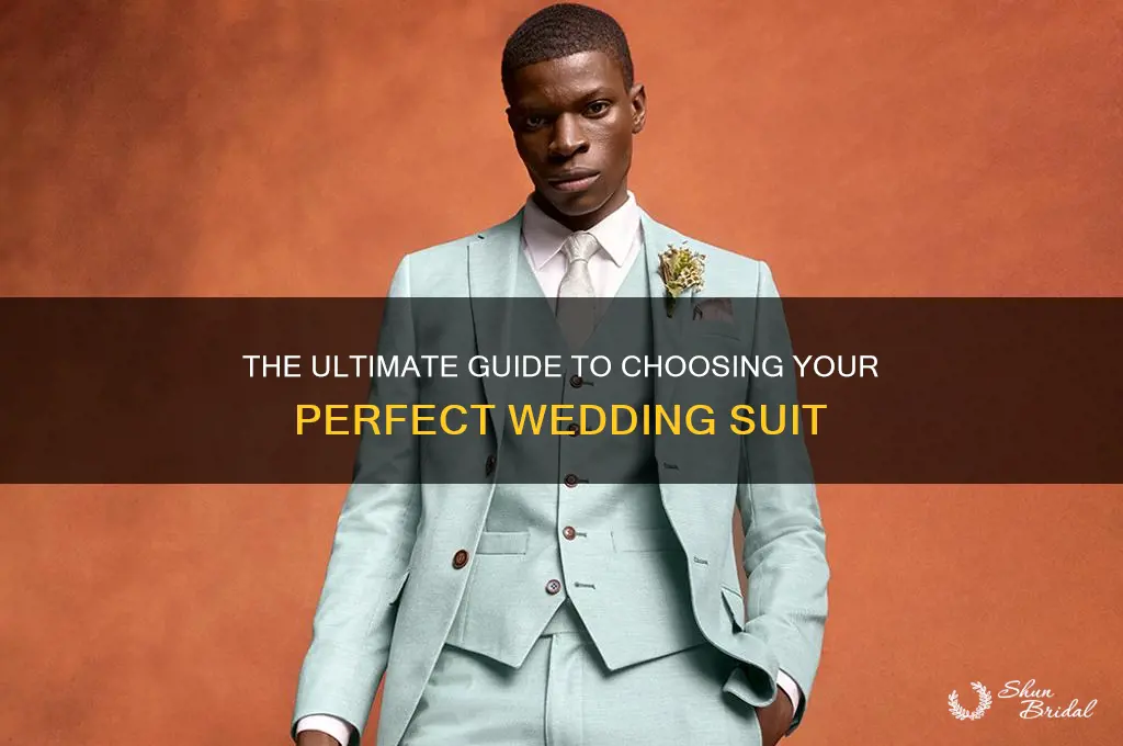 how to shop for a wedding suit