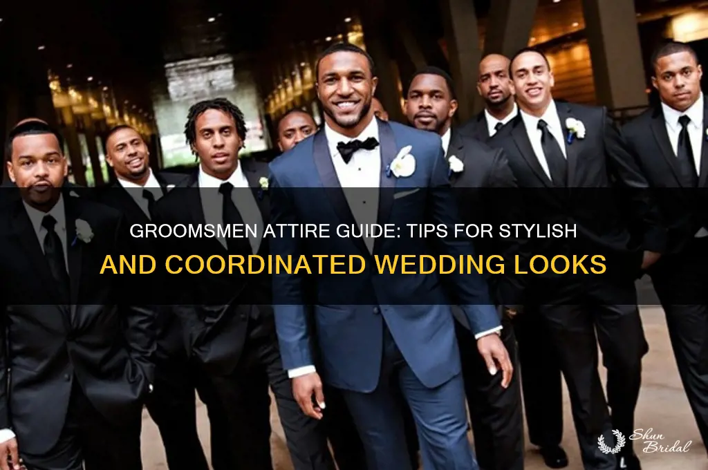 how to shop for groomsmen attire