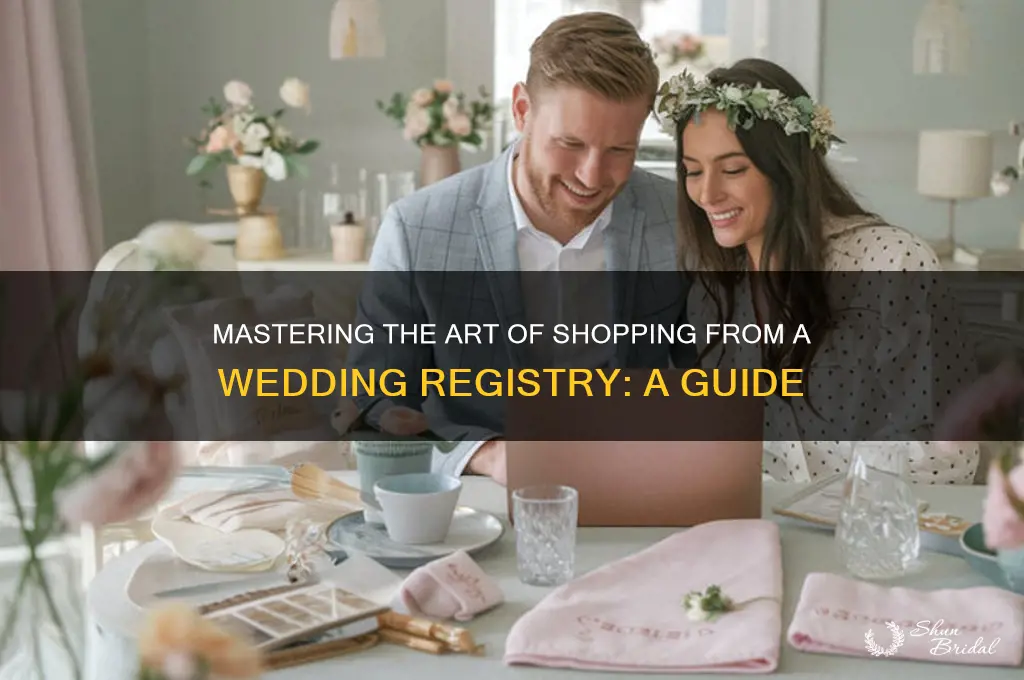 how to shop for someone who registered wedding