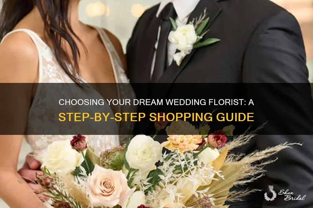 how to shop for wedding florist