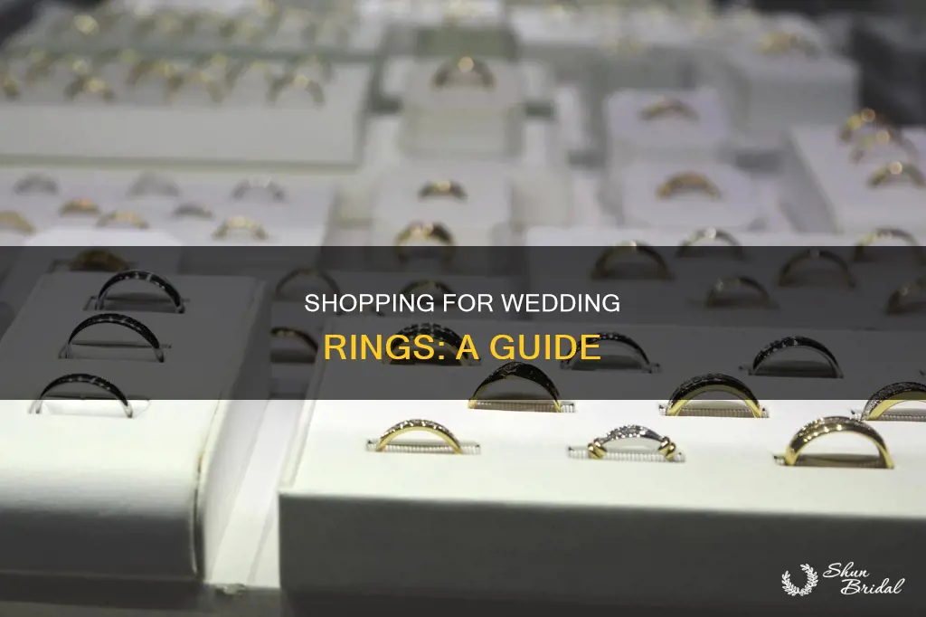 how to shop for wedding rings