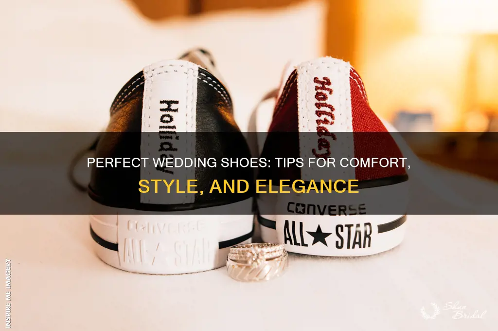 how to shop for wedding shoes
