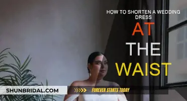 Shortening Your Wedding Dress: A Waist-Down Approach