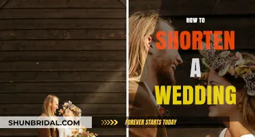 Streamlining Your Big Day: Tips to Shorten Your Wedding Celebration