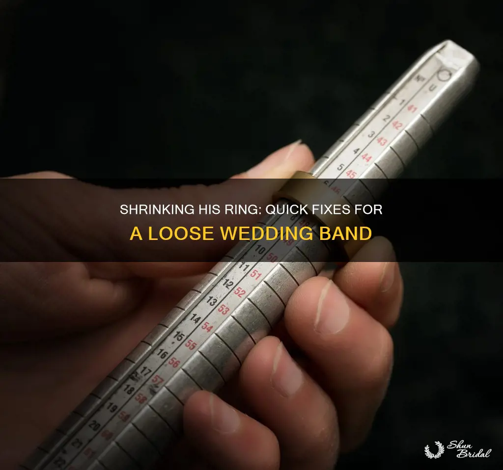 how to shrink abmens wedding band