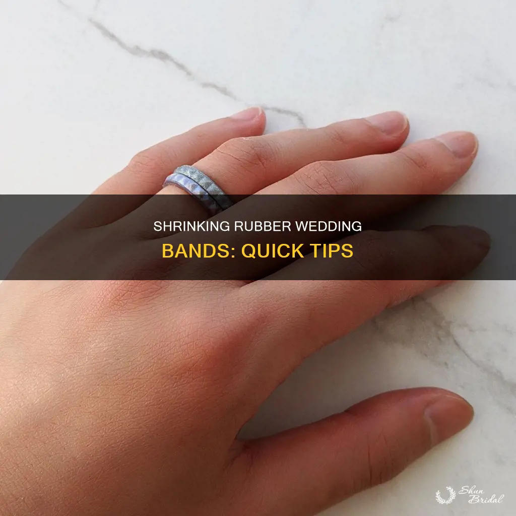 how to shrink rubber wedding band