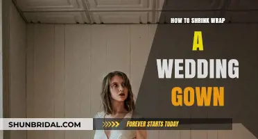 Shrink Wrap Your Wedding Gown: A Step-by-Step Preservation Guide