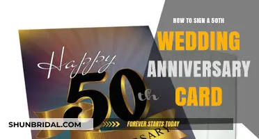 Crafting the Perfect 50th Wedding Anniversary Card Message: Tips & Ideas