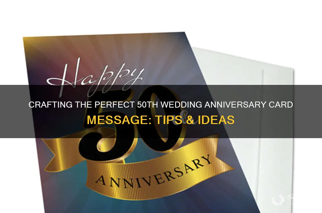 how to sign a 50th wedding anniversary card