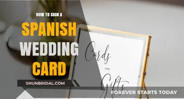 Elegant Spanish Wedding Card Signing: A Cultural Guide for Guests
