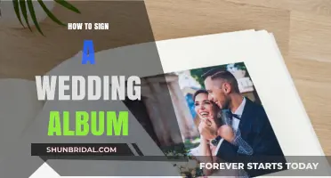 Elegant Ways to Personalize and Sign Your Wedding Album