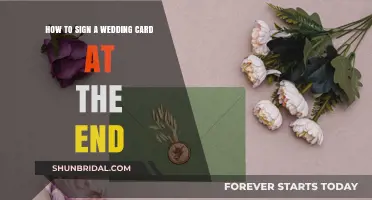 Perfect Wedding Card Sign-Offs: Warm Wishes to End Your Message