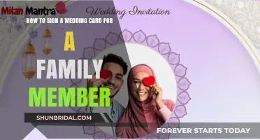 Thoughtful Wedding Card Messages: Celebrating Your Family Member's Big Day