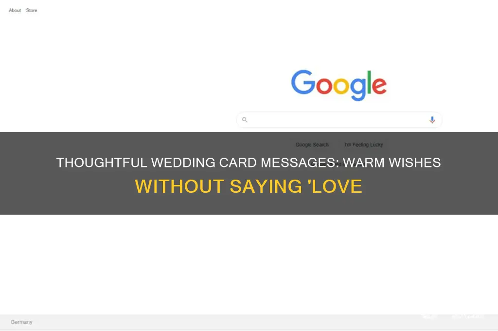 how to sign a wedding card without saying love