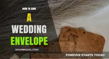 Elegant Envelope Etiquette: Mastering the Art of Signing Wedding Cards