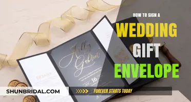 Elegant Tips for Signing a Wedding Gift Envelope with Style