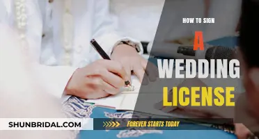 Your Guide to Signing a Wedding License: Tips and Steps
