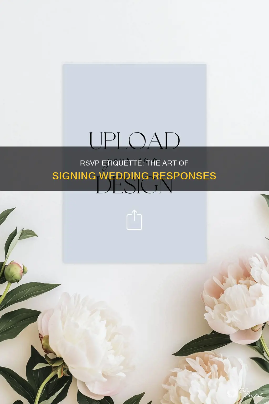how to sign a wedding rsvp