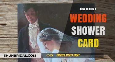 Thoughtful Tips for Signing a Wedding Shower Card with Ease