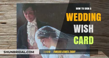 Thoughtful Tips for Signing a Wedding Wish Card with Style