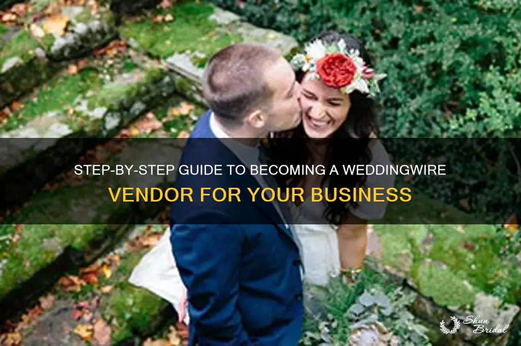 how to sign up as a vendor on wedding wire