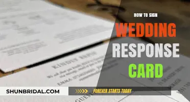 Mastering the Art of Signing Wedding Response Cards: A Step-by-Step Guide