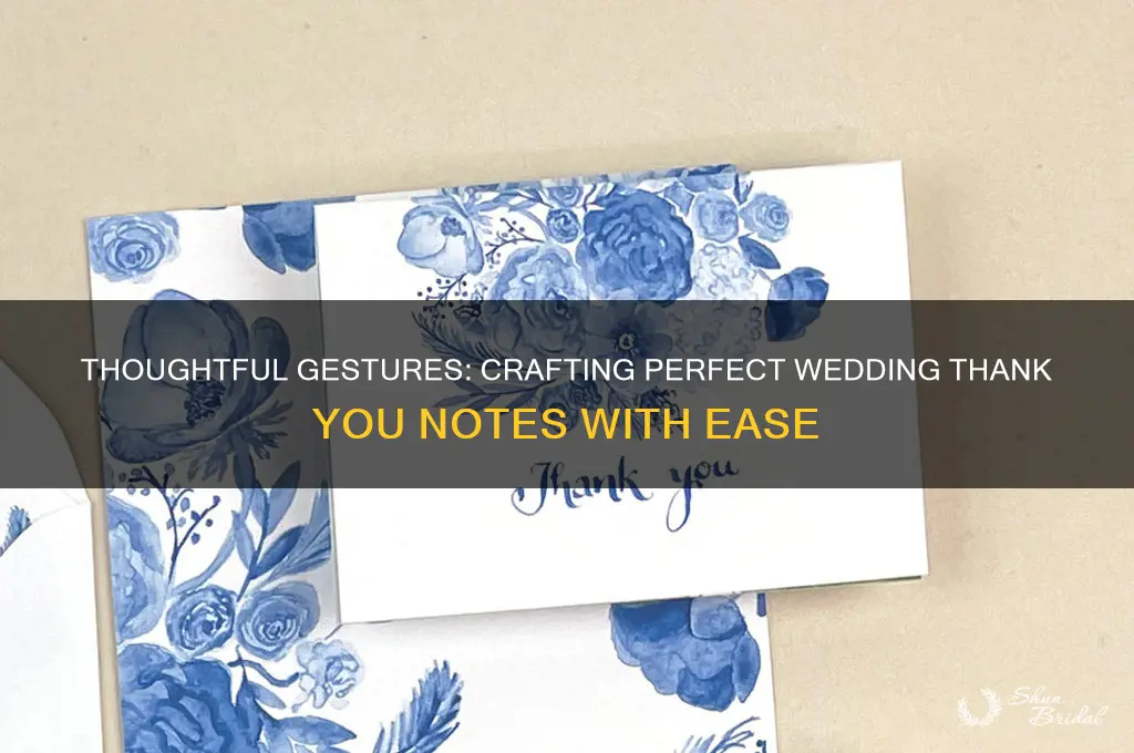 how to sign wedding thank you notes