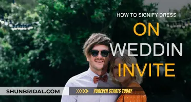 Signifying Dress Codes: Wedding Invite Etiquette