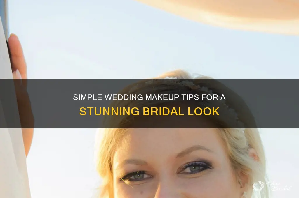 how to simple makeup for wedding