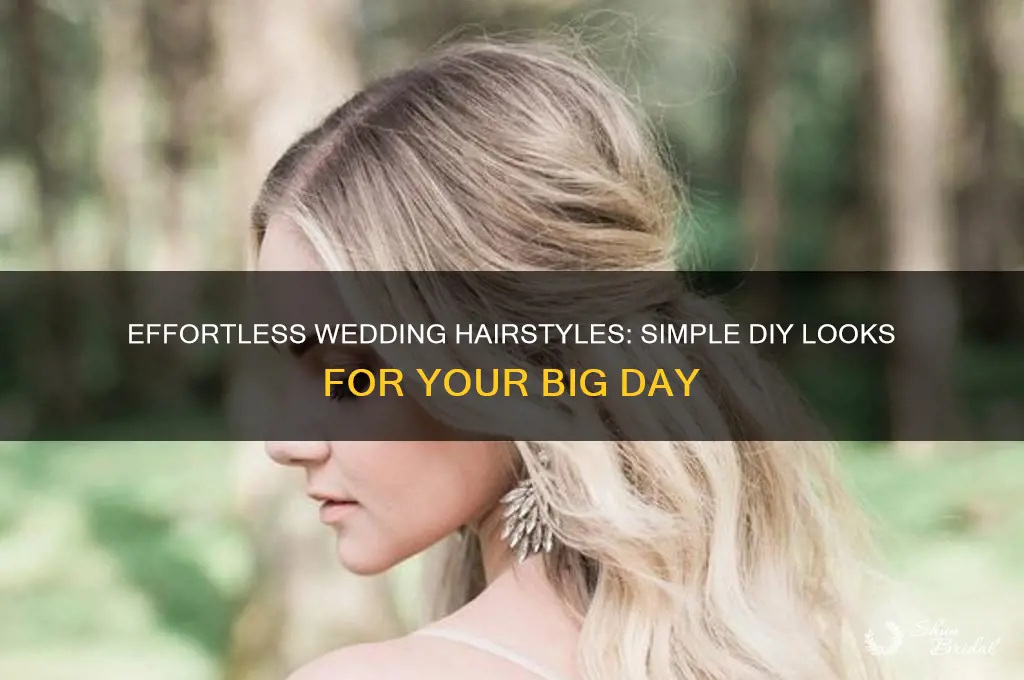 how to simple wedding hairstyles