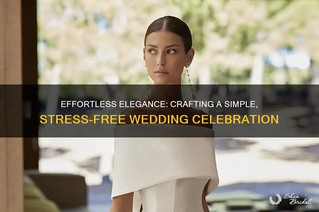 how to simple wedding