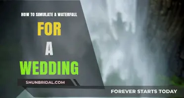 Creating a Stunning Waterfall Illusion for Your Dream Wedding Day