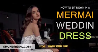 Mermaid Wedding Dress: Sitting Pretty