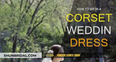 Wearing a Corset Wedding Dress: Tips for Sitting Pretty