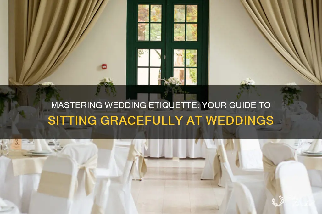 how to sit in a wedding