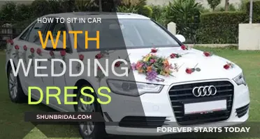 Guide to Sitting Comfortably in Your Wedding Dress