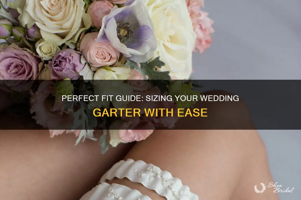 how to size a wedding garter