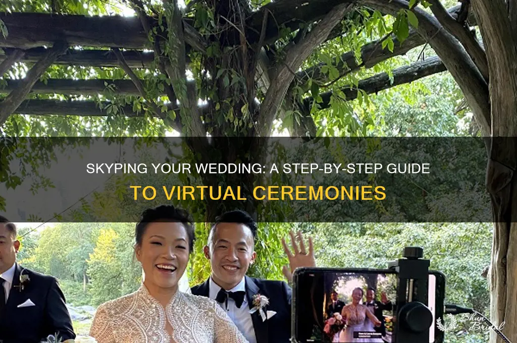 how to skype a wedding ceremony