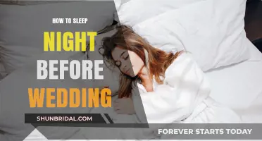 Calm Before the Vows: Mastering Sleep the Night Before Your Wedding