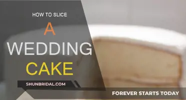 Slicing a Wedding Cake: A Step-by-Step Guide