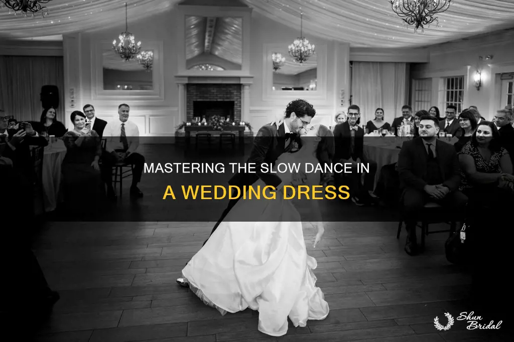 how to slow dance with wedding dress