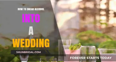 Clever Tips for Sneaking Alcohol into a Wedding Celebration