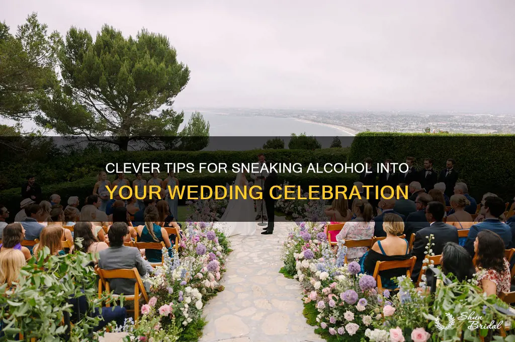 how to sneak booze into a wedding