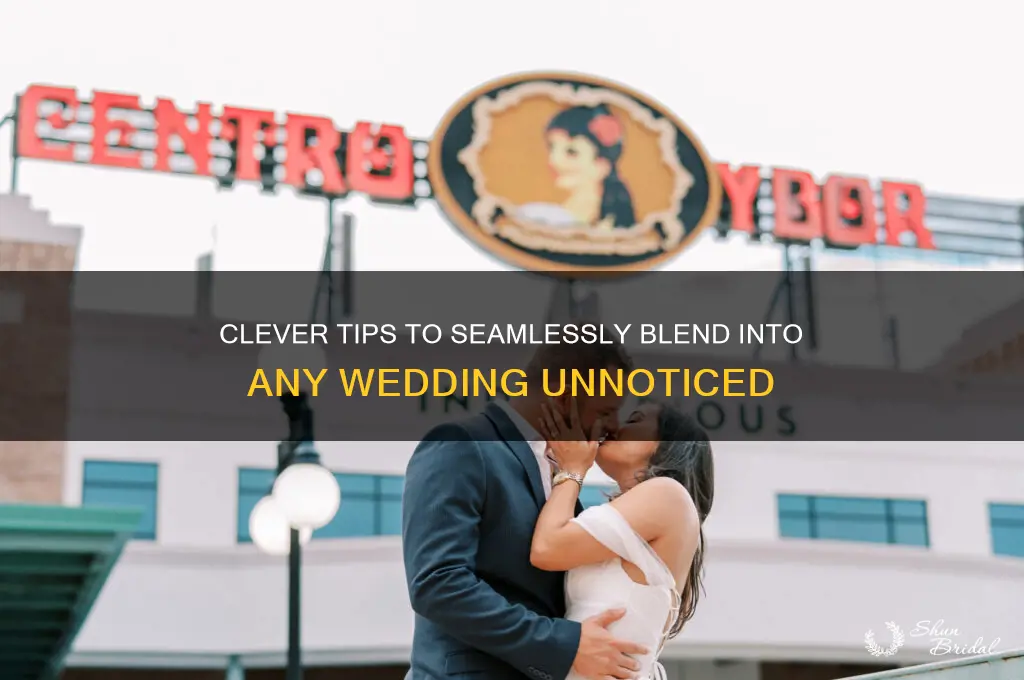 how to sneak into a wedding