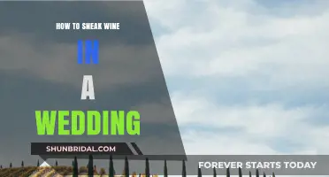 Clever Ways to Sneak Wine into Your Wedding Celebration