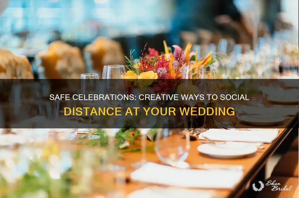 how to social distance at a wedding