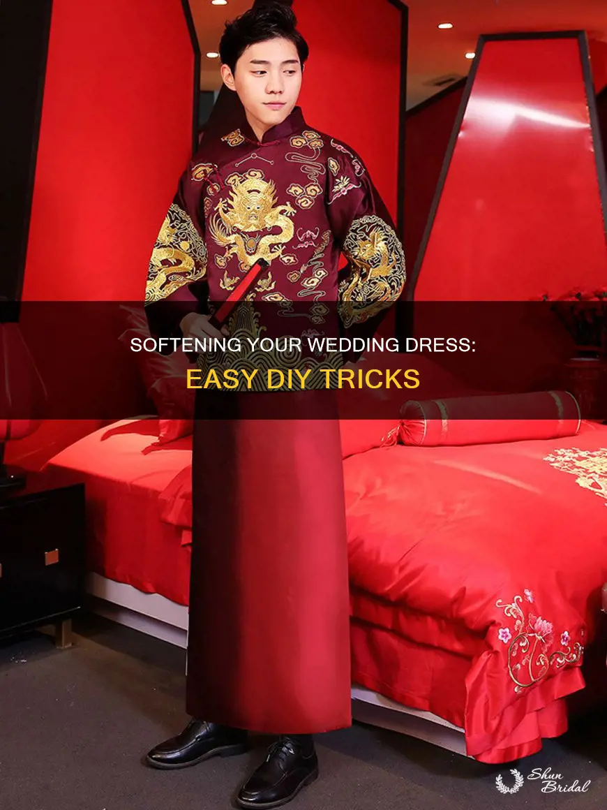 how to soften wedding dress