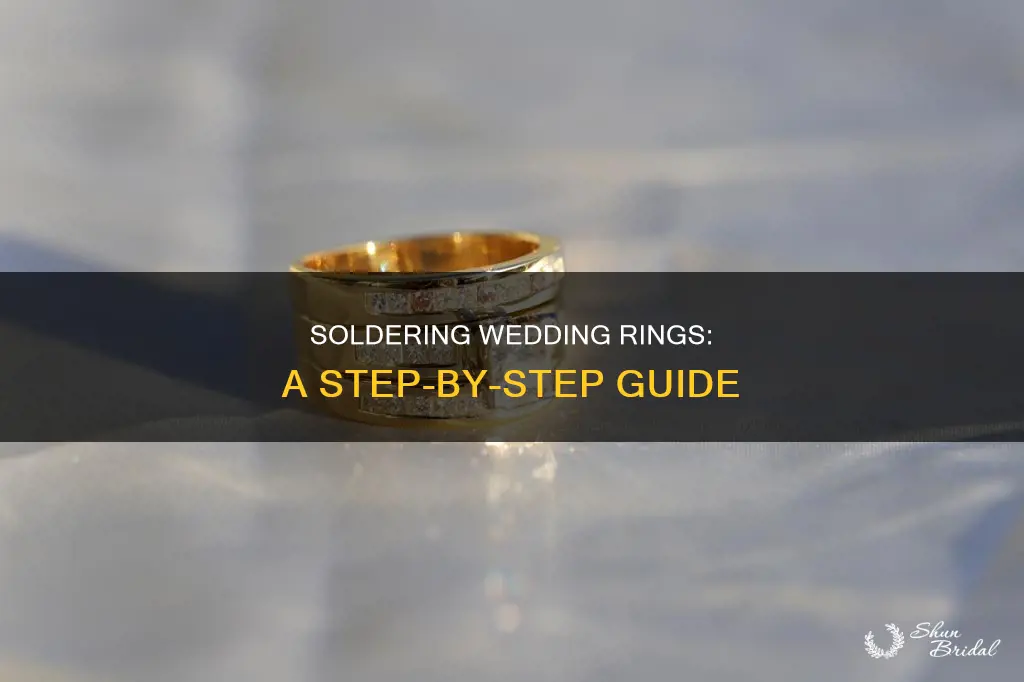 how to solder 2 wedding rings